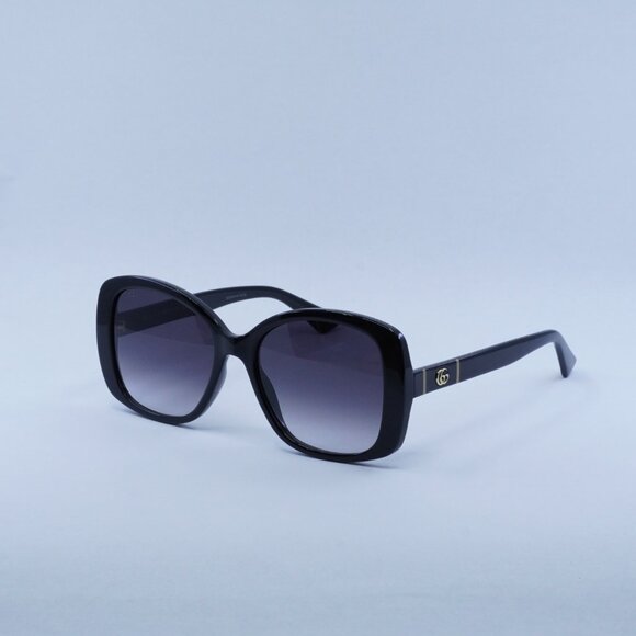 ?️ New Gucci GG0762S 001 Sunglasses - Black Frame, Grey Gradient Lenses main image 9